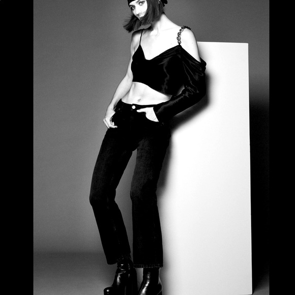 Zara Asymmetric Chain Top - Picture 4 of 5